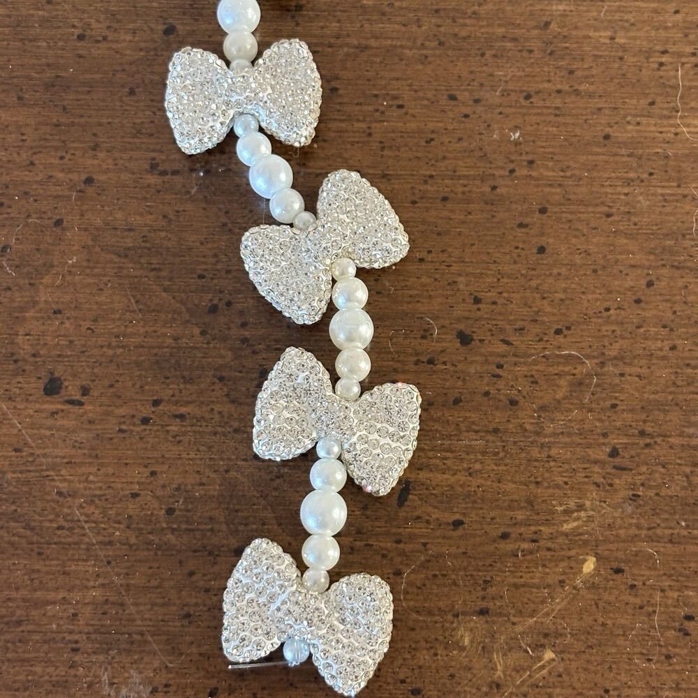 Color Gallery By Bead Treasures Rhinestone Bows Pearls Beads NWT Crafts Jewelry